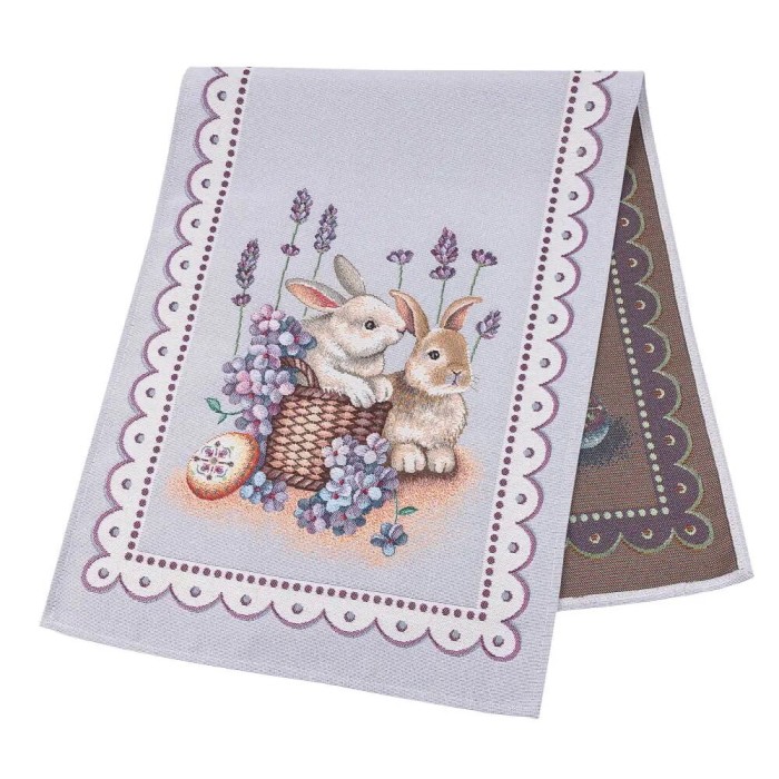 Bieżnik z tkaniny gobelinowej (tkany maszynowo) - RUNNER1018-37, 37x100 cm