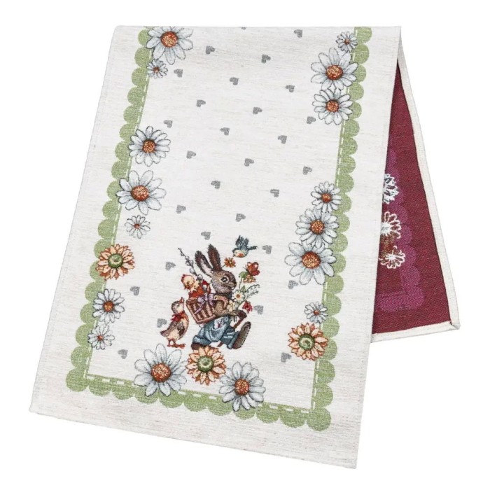 Bieżnik z tkaniny gobelinowej (tkany maszynowo) - RUNNER1240-37, 37x100cm