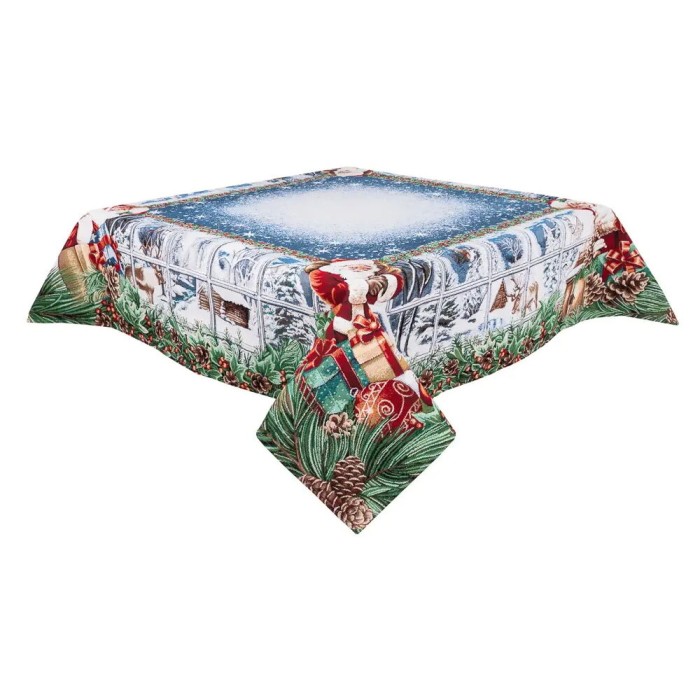 Obrus z tkaniny gobelinowej(tkany maszynowo) - WINDOW-137, 137x137 cm