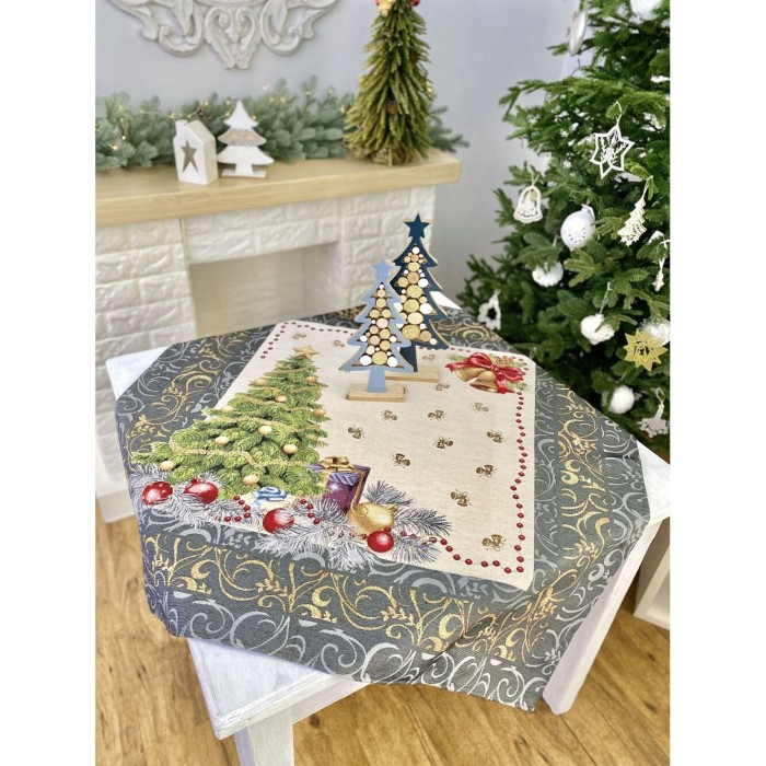 Obrus z tkaniny gobelinowej(tkany maszynowo) - RUNNER536G-100, 97x100 cm