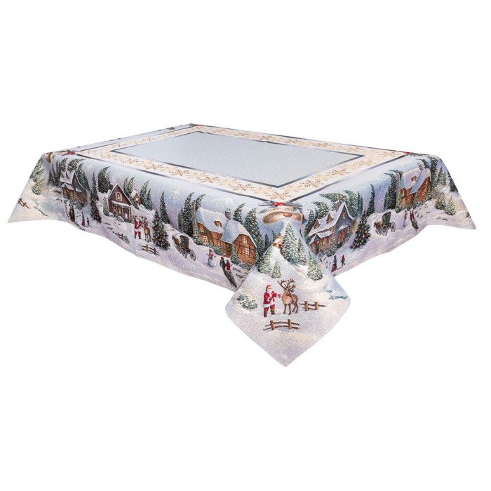 Obrus z tkaniny gobelinowej(tkany maszynowo) - RUNNER723-280 ,137x280 cm