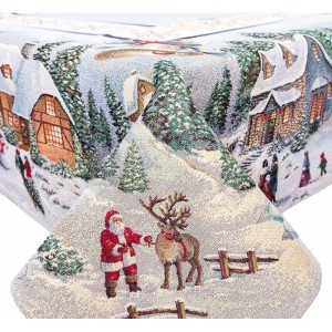 Obrus z tkaniny gobelinowej(tkany maszynowo) - RUNNER723-280 ,137x280 cm