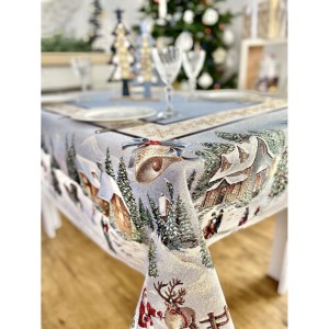 Obrus z tkaniny gobelinowej(tkany maszynowo) - RUNNER723-280 ,137x280 cm