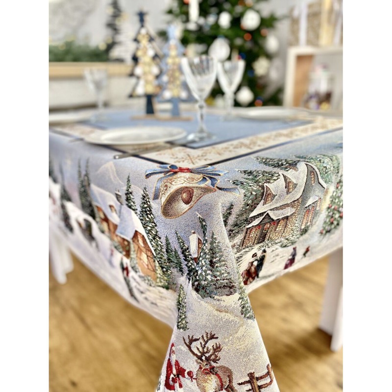 Obrus z tkaniny gobelinowej(tkany maszynowo) - RUNNER723-280 ,137x280 cm