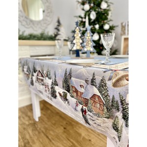 Obrus z tkaniny gobelinowej(tkany maszynowo) - RUNNER723-280 ,137x280 cm