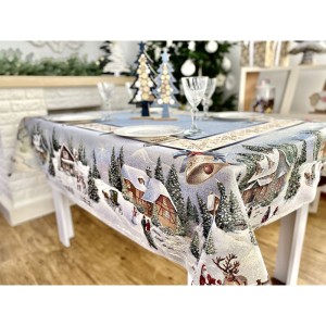 Obrus z tkaniny gobelinowej(tkany maszynowo) - RUNNER723-280 ,137x280 cm