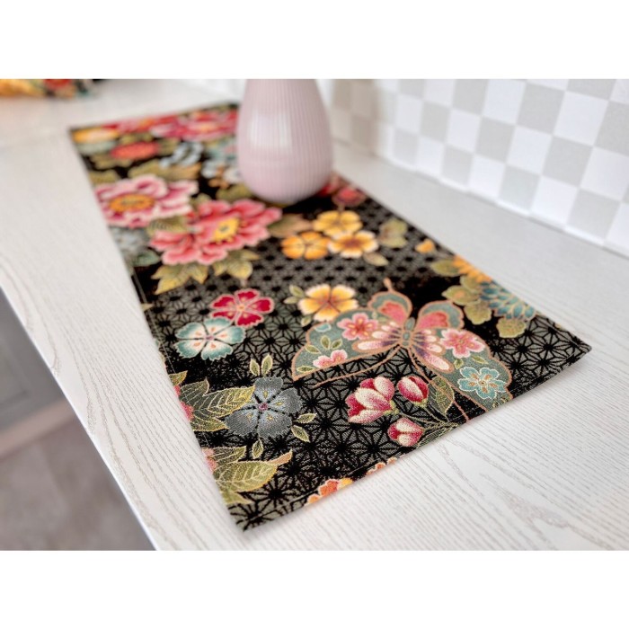 Bieżnik z tkaniny gobelinowej(tkany maszynowo) - JAPAN003-37, 37x100 cm