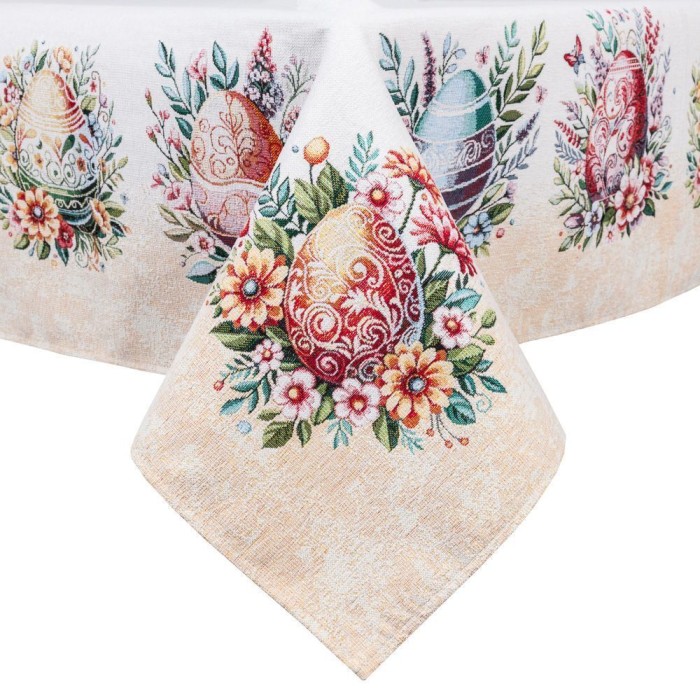 Obrus z tkaniny gobelinowej(tkany maszynowo) - G-35242-180 137x180 cm
