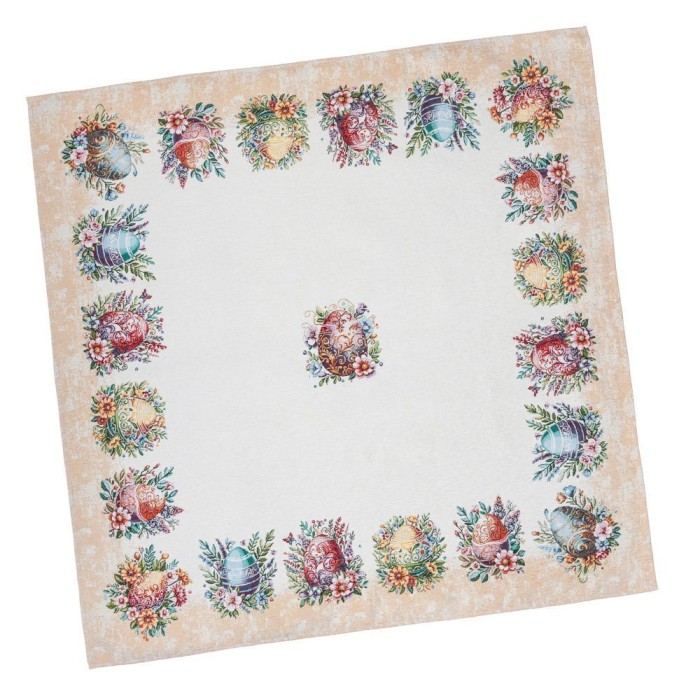 Obrus z tkaniny gobelinowej(tkany maszynowo) - G-35242-100 100x100 cm