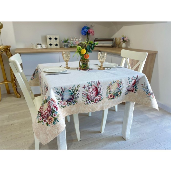 Obrus z tkaniny gobelinowej(tkany maszynowo) - G-35242-100 100x100 cm