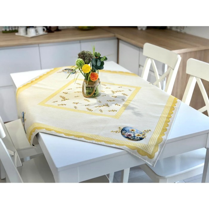 Obrus z tkaniny gobelinowej(tkany maszynowo) - DERLIN col.2-100 100x100 cm