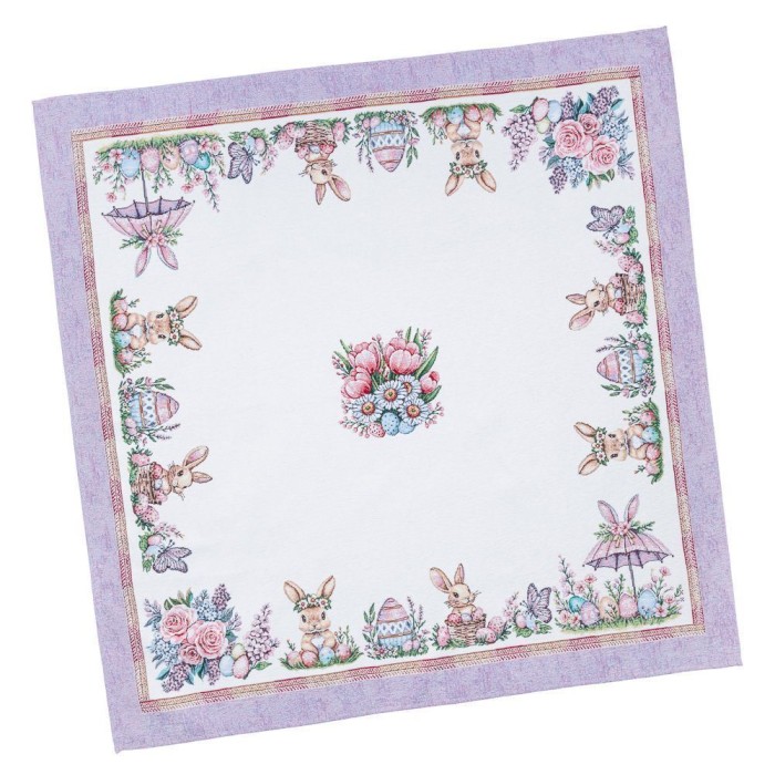 Obrus z tkaniny gobelinowej(tkany maszynowo) - G-35244-100 100x100 cm