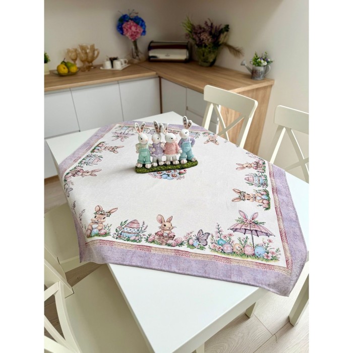 Obrus z tkaniny gobelinowej(tkany maszynowo) - G-35244-100 100x100 cm