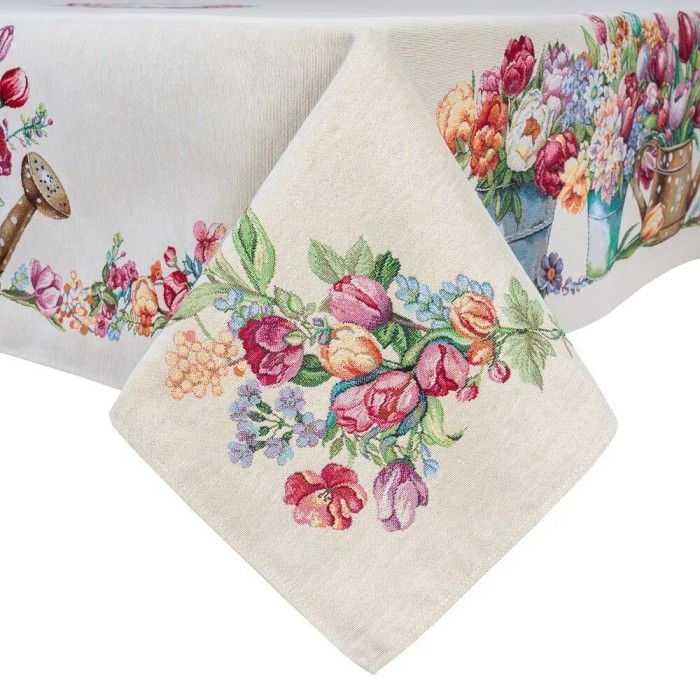 Obrus z tkaniny gobelinowej(tkany maszynowo) - RUNNER1419NA-240 137x240 cm