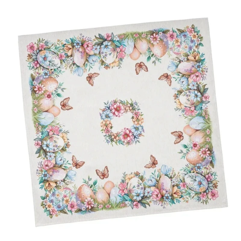 Obrus z tkaniny gobelinowej(tkany maszynowo) - RUNNER1417NA-100 100x100 cm