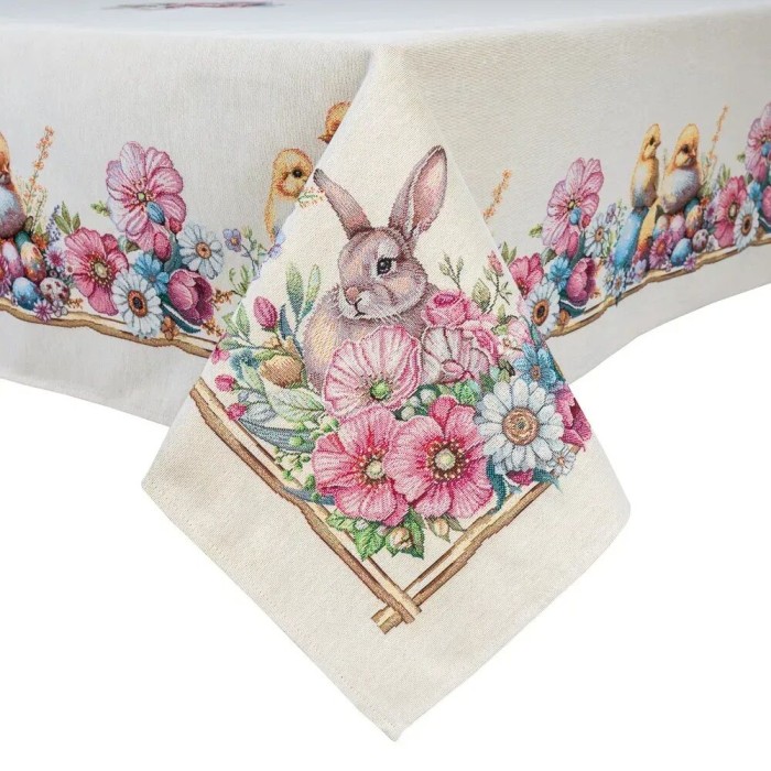 Obrus z tkaniny gobelinowej(tkany maszynowo) - RUNNER1415NA-180 137x180 cm