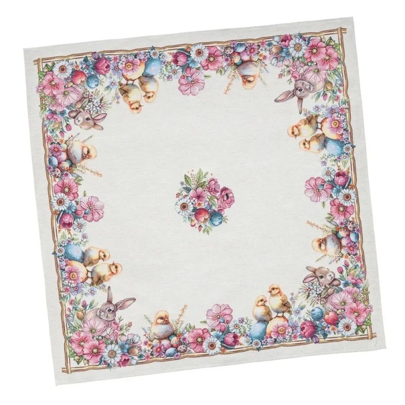 Obrus z tkaniny gobelinowej(tkany maszynowo) - RUNNER1415NA-100 100x100 cm