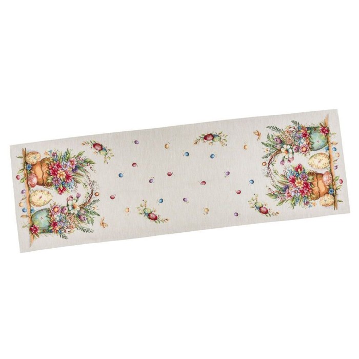 Bieżnik z tkaniny gobelinowej(tkany maszynowo) - DAMIRA LUREX-37 37x100 cm