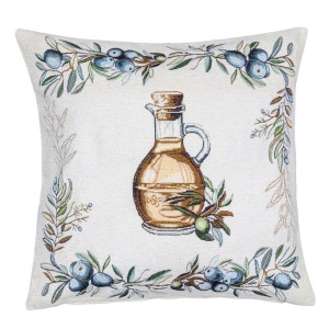 Poszewka na poduszkę z tkaniny gobelinowej(tkana maszynowo) - G-35099-NV CO2 45x45 cm