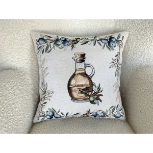 Poszewka na poduszkę z tkaniny gobelinowej(tkana maszynowo) - G-35099-NV CO2 45x45 cm