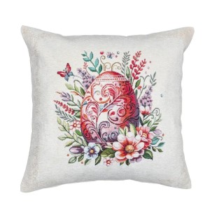 Poszewka na poduszkę z tkaniny gobelinowej(tkana maszynowo) - G-35242-NV CO1 45x45 cm