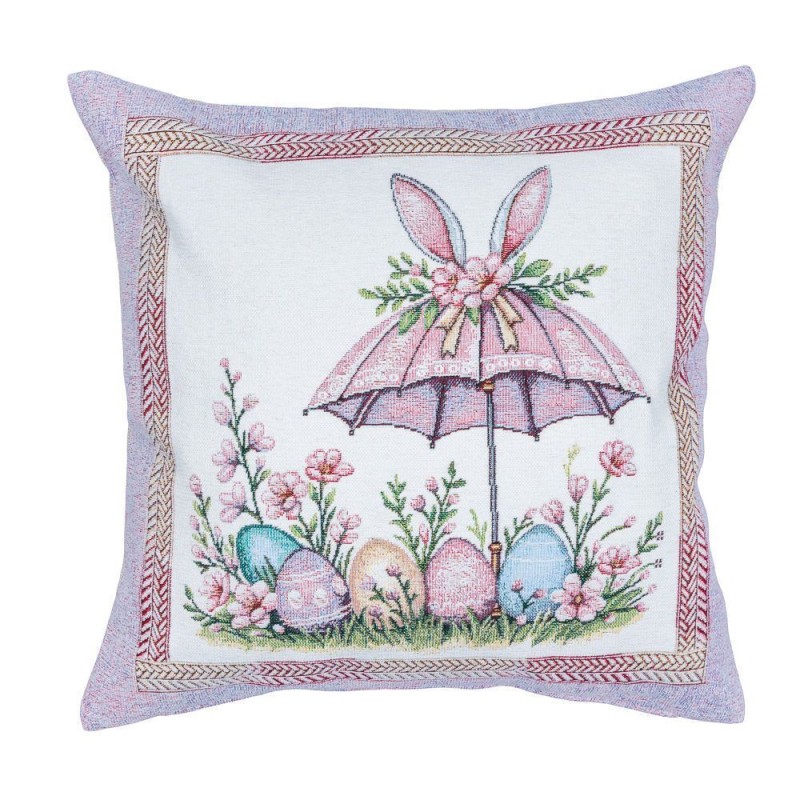 Poszewka na poduszkę z tkaniny gobelinowej(tkana maszynowo) - G-35244-NV CO1 45x45 cm