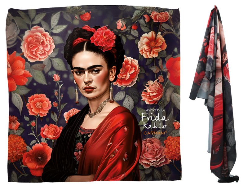 Carmani, apaszka z taminy - inspiracja FRIDĄ KAHLO