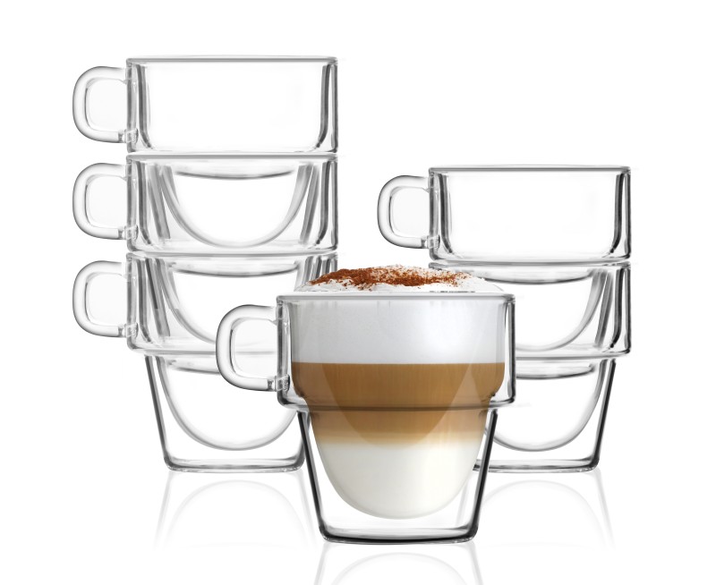 Komplet 6 szklanek z podwójną ścianką 350ml Senso 27459