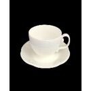 Summer P., porcelanowy zestaw - 6 filiżanek + spodek, 230ml
