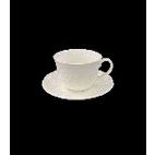 Summer P., porcelanowy zestaw - 6 filiżanek + spodek, 340 ml