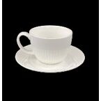 Summer P., porcelanowy zestaw - 6 filiżanek + spodek, 230 ml