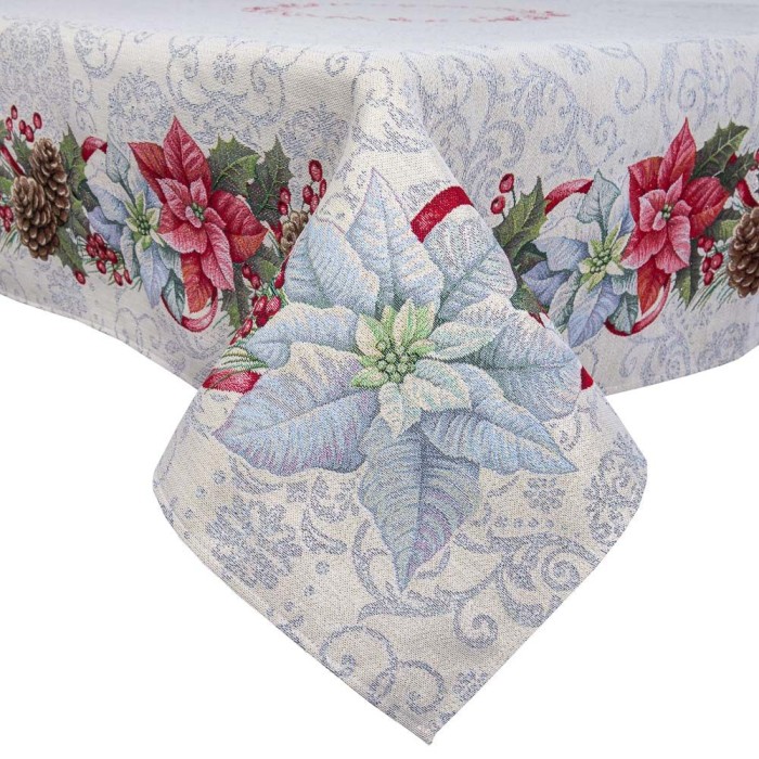 Limaso, obrus z tkaniny gobelinowej(tkany maszynowo) - RUNNER1198-137, 137x137 cm