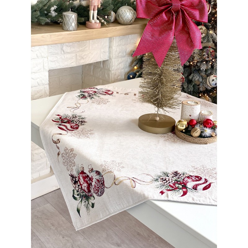 Limaso, obrus z tkaniny gobelinowej(tkany maszynowo) - G-34278-137, 140x140 cm