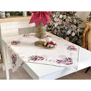 Limaso, obrus z tkaniny gobelinowej(tkany maszynowo) - G-34278-137, 140x140 cm