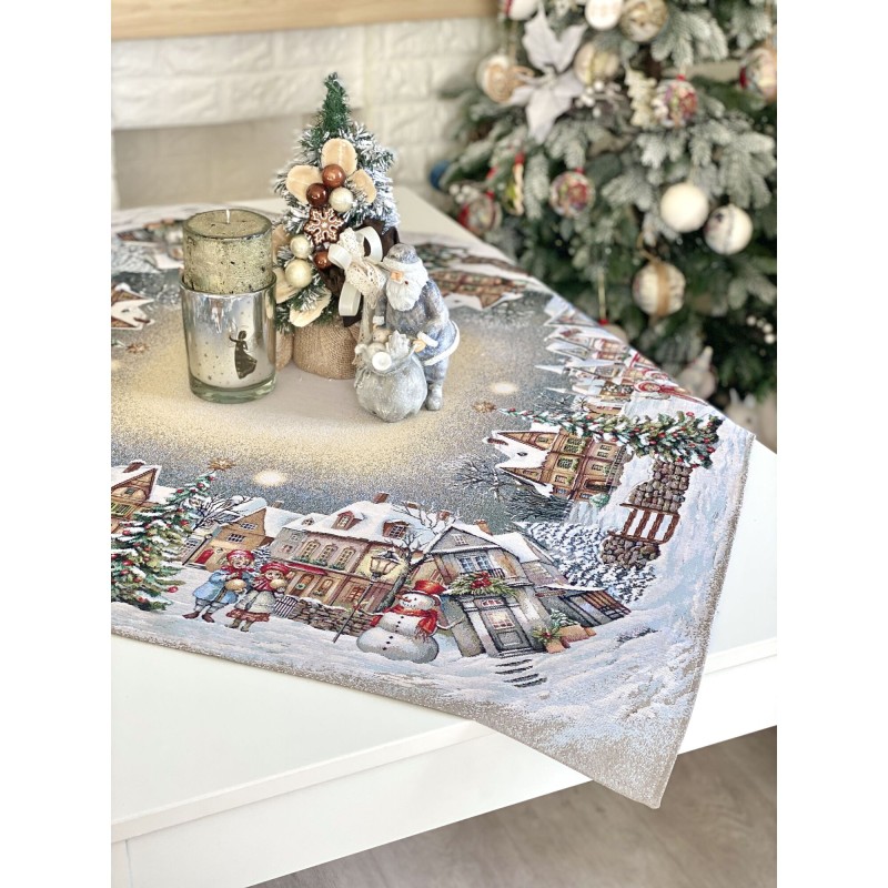 Limaso, obrus z tkaniny gobelinowej(tkany maszynowo) - Runner 1377-100, 97x100 cm