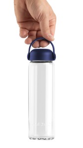 Szklana butelka na wodę Fuori 540 ml granatowa 30244
