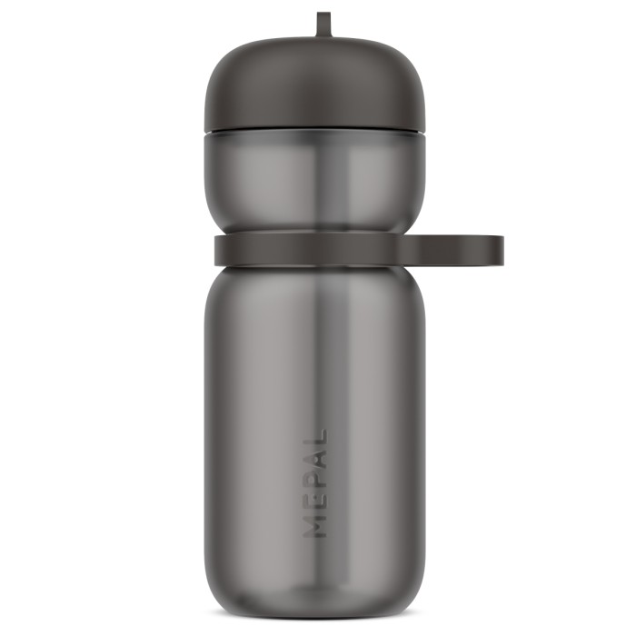 Bidon sportowy ze słomką Flip Active 600 ml Graphite Black 103003041800