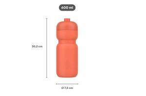 Bidon sportowy Squeeze Active 600 ml Graphite Black 103001041800