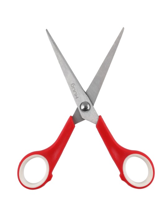 Nożyczki uniwersalne czerwone 17 cm