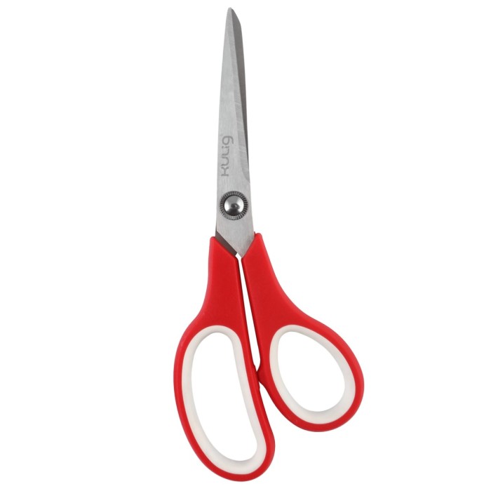 Nożyczki uniwersalne czerwone 19,5 cm