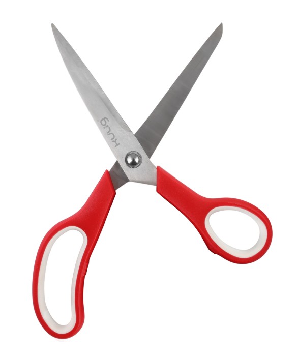 Nożyczki uniwersalne czerwone 25 cm