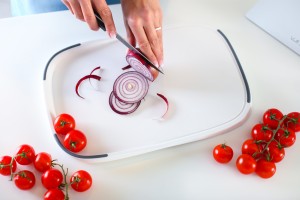 Zestaw 5 noży w bloku VOLO z powłoką nieprzywierającą biały