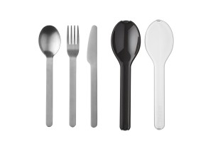 Zestaw 3-szt. sztućców Ellipse nordic black