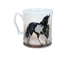 Carmani, porcelanowy kubek 450ml - Horses Coll., konie