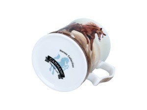 Carmani, porcelanowy kubek 450ml - Horses Coll., konie