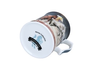 Carmani, porcelanowy kubek 450ml - Horses Coll., konie