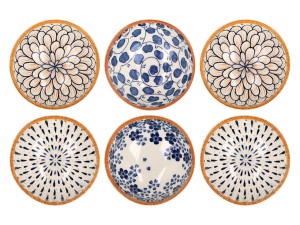 Kpl. 6 miseczek  z porcelany, 11.5x6cm