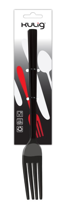 Widelec obiadowy Piano black 3 sztuki zawieszka 29545