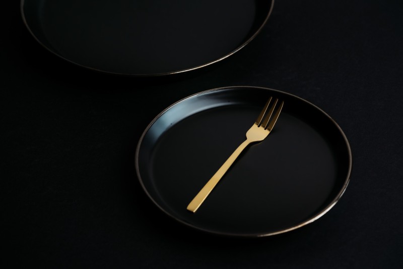 Widelczyk do ciasta Piano gold 29064