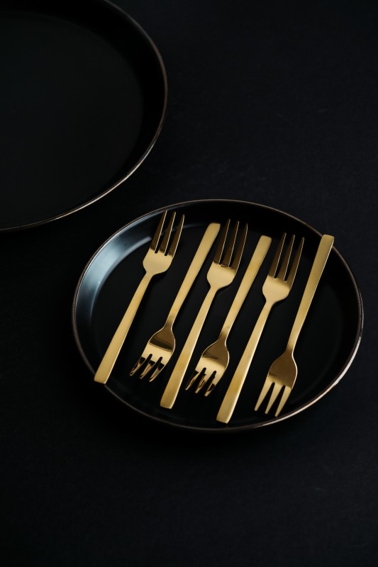 Widelczyk do ciasta Piano gold 29064